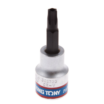 Насадка KING TONY (бита) торцевая 3/8", TORX, T30, L = 50 мм, с отверстием