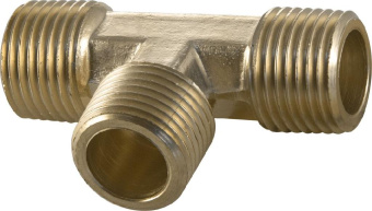 Тройник соединительный внешняя резьба 3/8"NPT