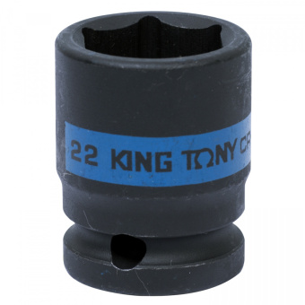 Головка KING TONY торцевая ударная шестигранная 1/2", 22 мм
