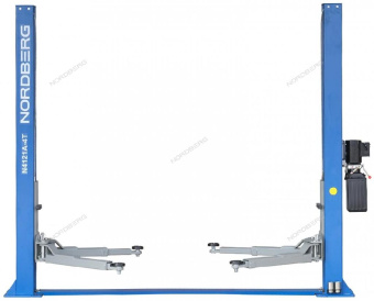 Подъемник Nordberg 220V двухстоечный, асимметричный 4 тонны