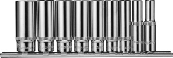 Набор Ombra головок торцевых глубоких 1/2"DR на держателе, внешний TORX®, E10-E24, 9 предметов