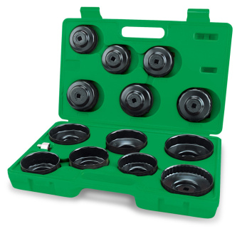 Набор TOPTUL съемников масляных фильтров 14 предметов