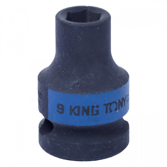 Головка KING TONY торцевая ударная шестигранная 1/2", 9 мм