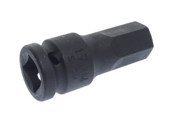 Бита-головка 1/2" HEX H17х25мм ударная L=60мм JTC