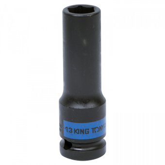 Головка KING TONY торцевая ударная глубокая шестигранная 1/2", 13 мм