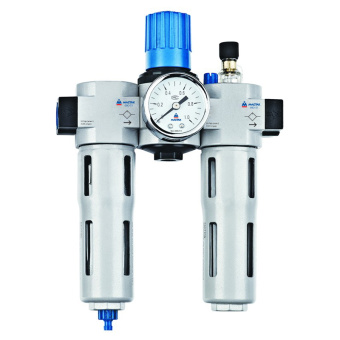 Фильтр МАСТАК влагоотделитель с редуктором и лубрикатор 3/4", 16 бар