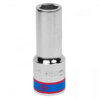 Головка торцевая глубокая шестигранная 3/4", 17 мм KING TONY 623517M