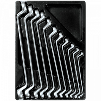 Набор KING TONY накидных ключей, ложемент, 11 предметов