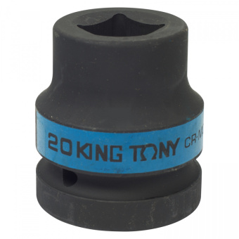 Головка KING TONY торцевая ударная четырехгранная 1", 20 мм, футорочная