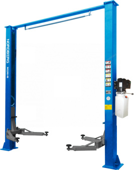 Подъемник Nordberg 380V двухстоечный с верхней синхронизацией 4 тонны СНЯТ 