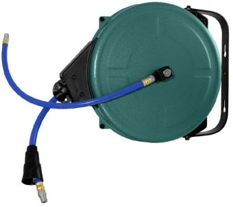 Шланг Jonnesway пневматический на автокатушке 9.5х13.5 мм, 12 м