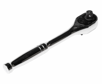 Ключ трещотка 3/8" 72 зуба 178мм металлическая рукоятка JTC