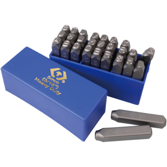 Набор KING TONY ударных клейм 8 мм, буквы-латиница, 27 предметов