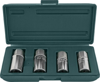 Комплект Jonnesway шпильковертов 1/4"-7/16" мм, 4 предмета