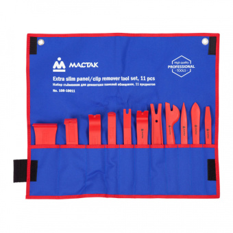 Набор съемников (лопатки) для панелей облицовки, 11 предметов МАСТАК