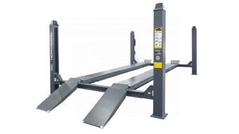 Подъемник четырехстоечный Nordberg 5 т, без траверсы, для сход-развала, механическое снятие