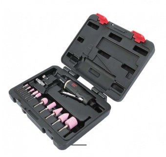 Бормашинка MIGHTY SEVEN пневматическа (шарошка) 3 - 6 мм, 25000 об/мин, с набором принадлежностей, 1