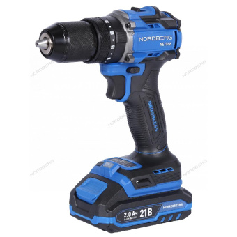 Шуруповерт аккумуляторный макс.диам. сверла 13 мм, 21 В, 70 Нм с 2 аккумуляторами и зарядным уст-вом