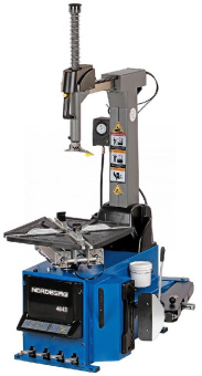 Станок шиномонтажный Nordberg автомат, двухскоростной, стол с накладками, 380 В, синий