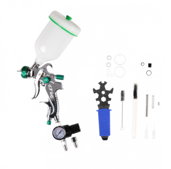 Краскопульт NORDBERG NP7117 HVLP 1,7 мм, с верхним бачком 0,6L