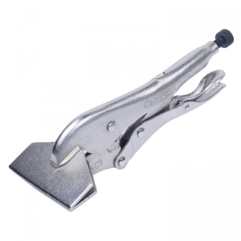 Зажим KING TONY с фиксатором 200 мм, плоский