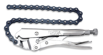 Зажим-ключ TOPTUL трубный цепной 250 мм