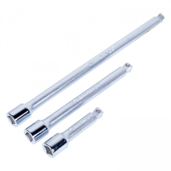 Набор KING TONY удлинителей 3/8", 75 150 250 мм, 15 градусов, с шаровым окончанием, 3 предмета