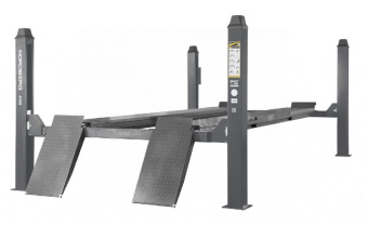 Подъемник четырехстоечный Nordberg 4.5 т, слесарный, без траверсы, 380 В, серый