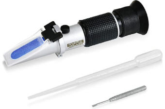 Рефрактометр TOPTUL  4в1 для антифриза, охлаждающей жидкости, электролита и AdBlue