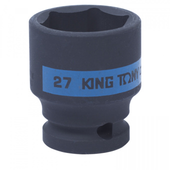 Головка KING TONY торцевая ударная шестигранная 1/2", 27 мм