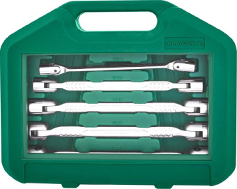 Набор Jonnesway ключей гаечных карданных в кейсе, 8-19 мм, 6 предметов