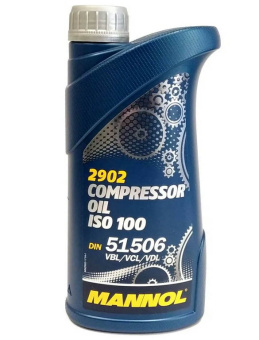 Масло MANNOL компрессорное для поршневых компрессоров 1л Compressor Oil ISO-100