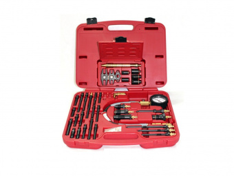 Компрессометр дизельный, 0-70 атм, кейс, комплект адаптеров МАСТАК 120-12170