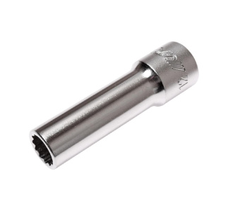 Головка торцевая 1/2" 12мм 12-ти гранная глубокая L=76мм JTC