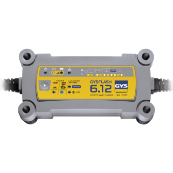 Утройство зарядное  GYSflash 6.12  12В, 0,8/6A, 1,2-125Ah,90Вт