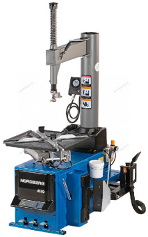 Станок шиномонтажный 4639B 380 полуавтомат, двухскоростной, взрывная накачка, 380 В, синий