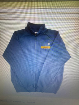 Кофта PALINAL на молнии, флисе, синяя, р-р M