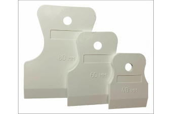 Шпатель InWork резиновый, белый, 40/60/80мм*3