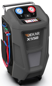 Установка Decar X550 автоматическая для заправки кондиц. R134A. Принтер, заправка масла- по весу ИГН
