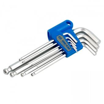 Набор KING TONY Г-образных шестигранников 1,5-10 мм, с шаровым окончанием, 9 предметов