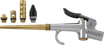 Пистолет Jonnesway продувочный с насадками, 5 предметов