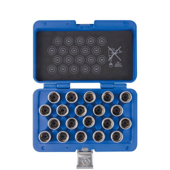 Набор KING TONY насадок для монтажа/демонтажа секреток колес BMW, 20 предметов