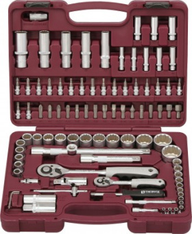 UTS0094/12 Набор инструмента универсальный 1/4", 1/2"DR с головками торцевыми 12-гранными, 94 предме