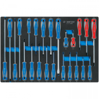 Набор отверток, ложемент, 24 предмета KING TONY 9-31124MRV