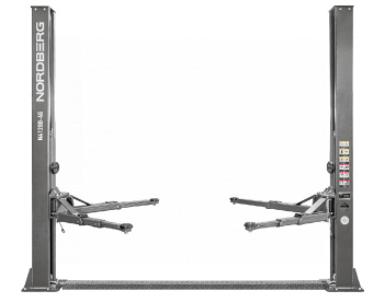 Подъемник Nordberg двухстоечный 4 т, 380 В, серый