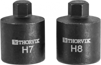 Набор насадок торцевых для обслуживания тормозных механизмов 3/8"DR, Н7, Н8, 2 предмета