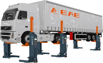 Комплект подкатных колонн Everlift EE-HDM86 (6шт по 8т.). Беcпроводные