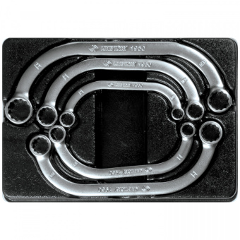 Набор KING TONY накидных стартерных ключей, ложемент, 5 предметов