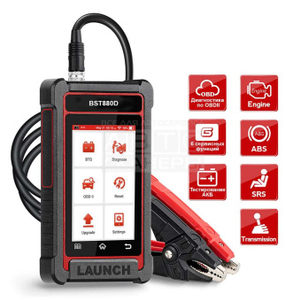 Тестер Launch BST880D многофункциональный  с сенсорным управлением.
