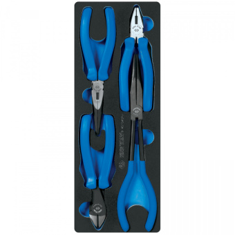 Набор King Tony пассатижей и бокорезов, 4 предмета, ложемент